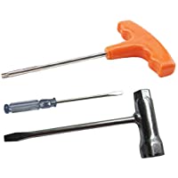 Hippotech Juego de Herramientas de Motosierra Tuerca de Barra Llave Carburador Destornillador T27 Driver para Stihl